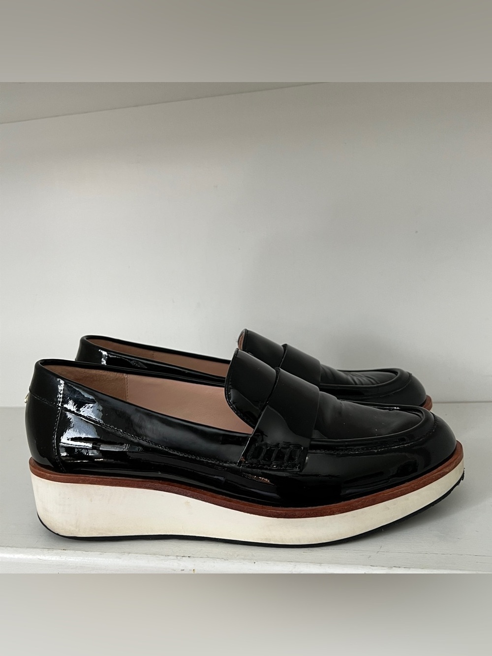 Kate Spade New York Priya loafers Black Glossy Women’s Size 8.5